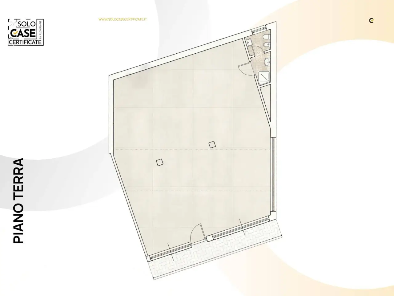 Negozio in Via Roma 90, Cardano Al Campo, {3} - Planimetria 1