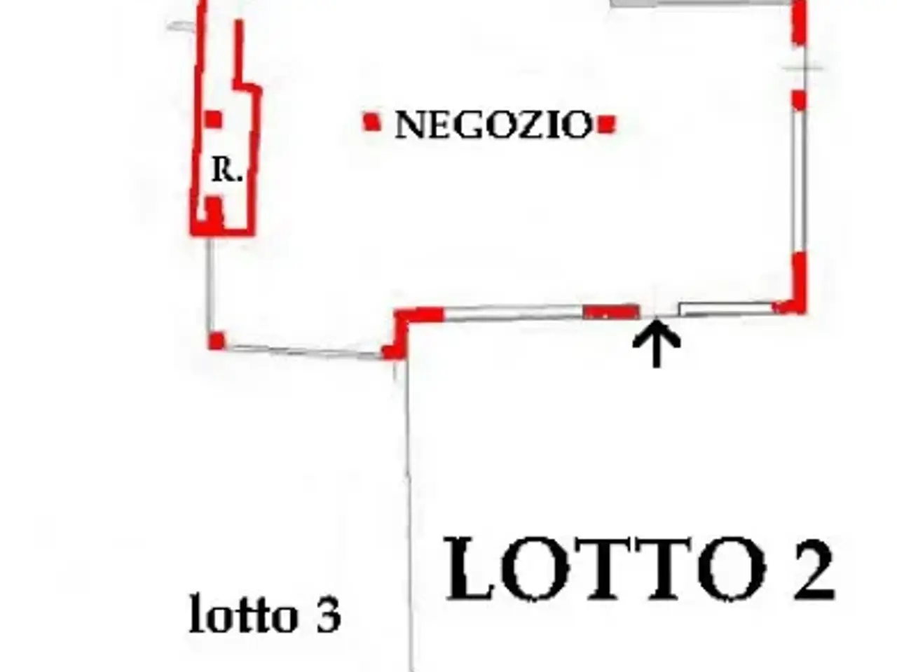 Negozio in Piazza Umberto I, Camisano Vicentino, {3} - Planimetria 1