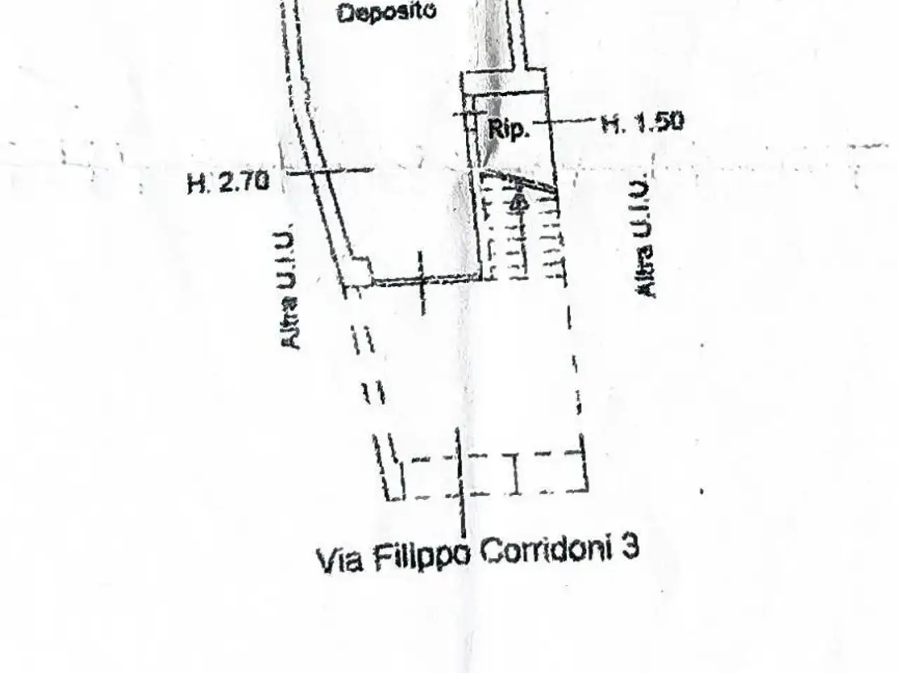 Magazzino in Via Filippo Corridoni 3, Paterno', {3} - Planimetria 1