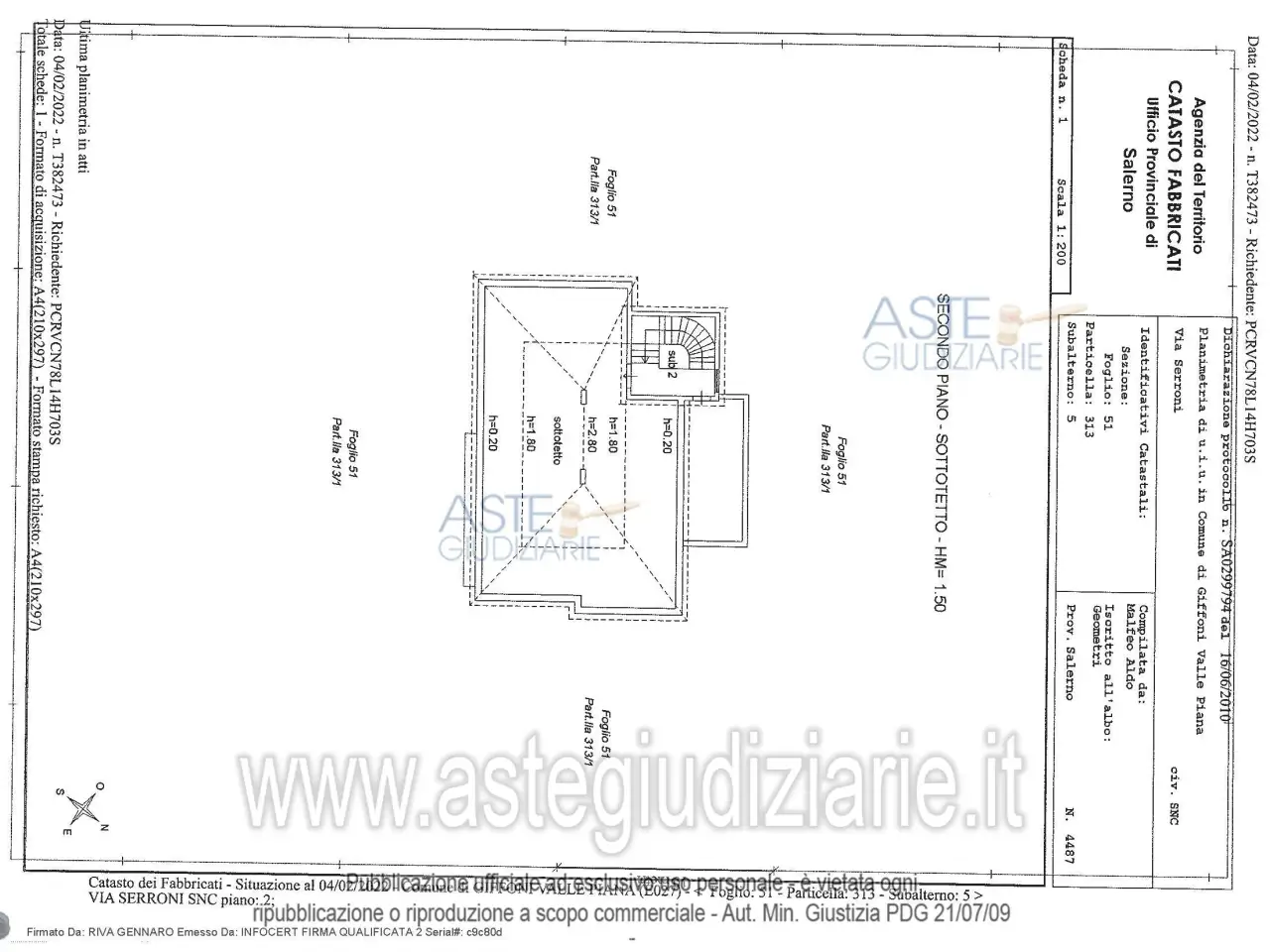 Magazzino in Via Carpinelli, 3 3, Giffoni Valle Piana, {3} - Planimetria 1