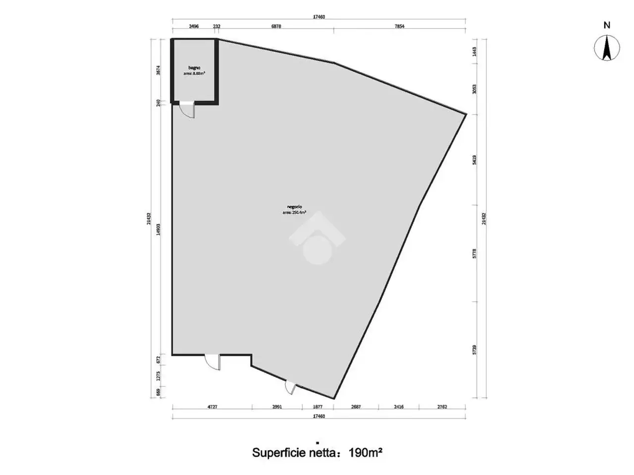 Negozio in Via S. Nicola da Tolentino 24, Lumezzane, {3} - Planimetria 1