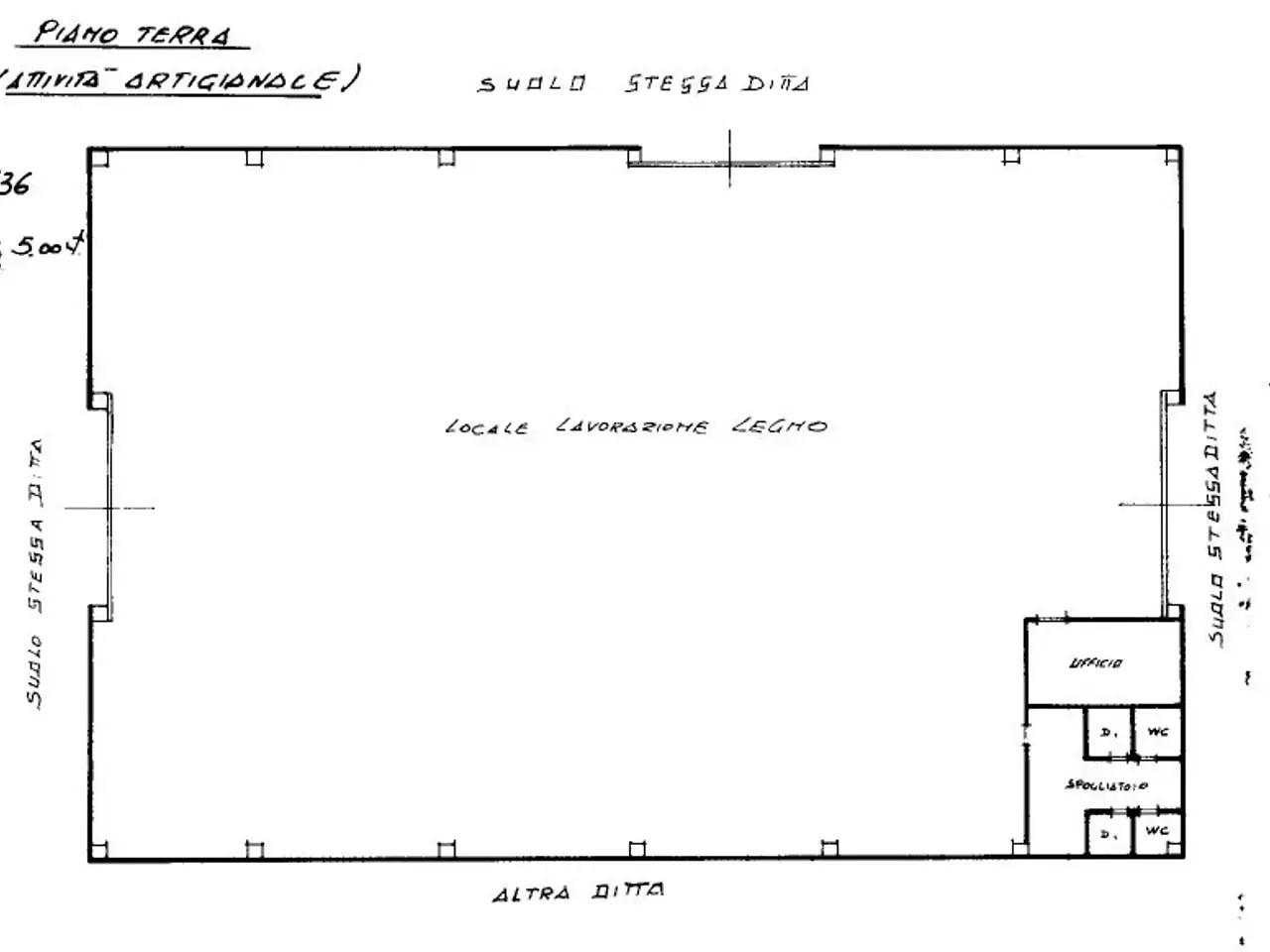 Capannone in Via Cascitelli, San Severo, {3} - Planimetria 1