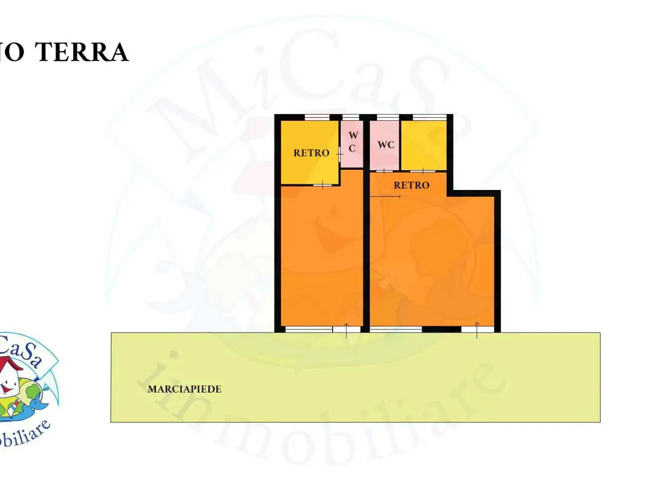 Negozio in Via degli Oleandri 18, Pisa, {3} - Planimetria 1