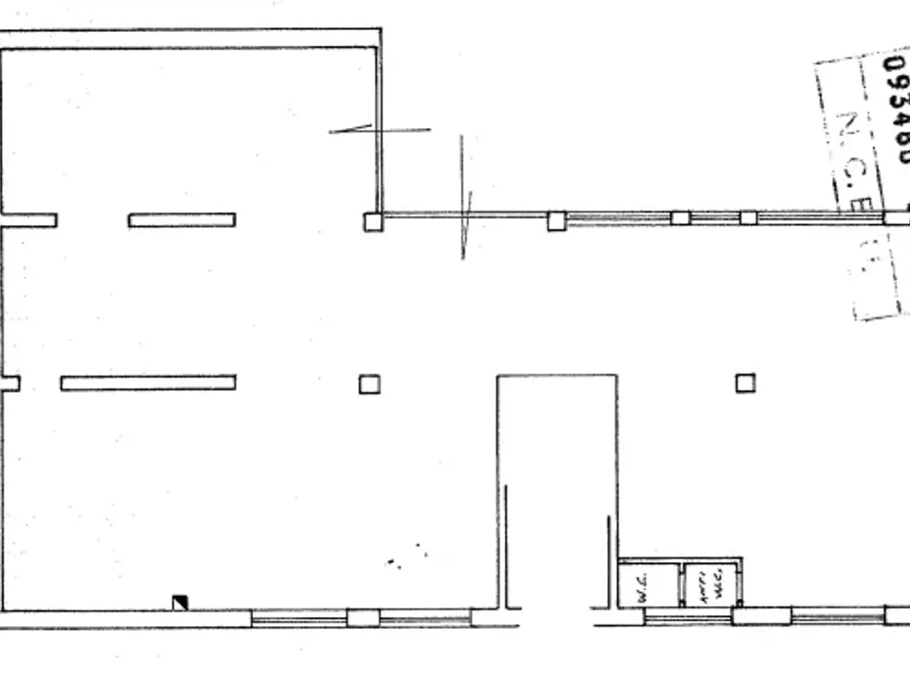 Laboratorio in Via Silvestro Lega  40, Roma, {3} - Planimetria 1