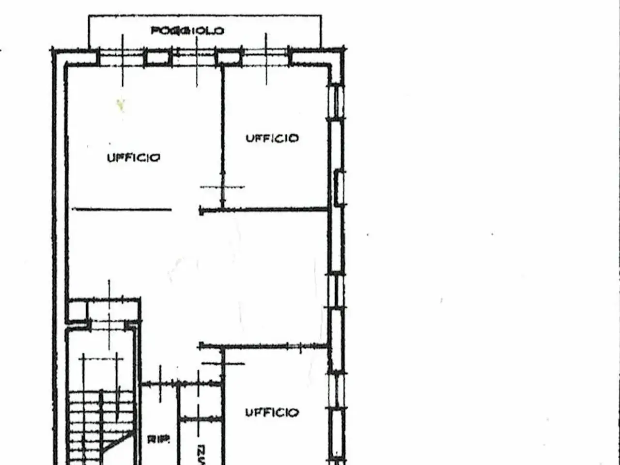 Ufficio in Via Principe Umberto, Este, {3} - Planimetria 1