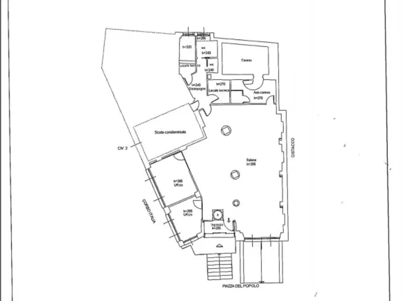 Filiale bancaria in , Deiva Marina, {3} - Planimetria 1