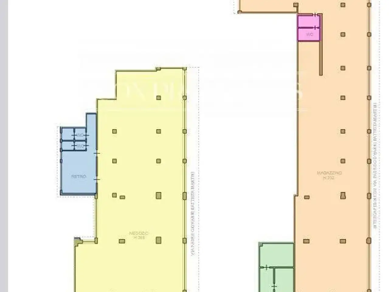 Negozio in Via Porpora, Milano, {3} - Planimetria 1