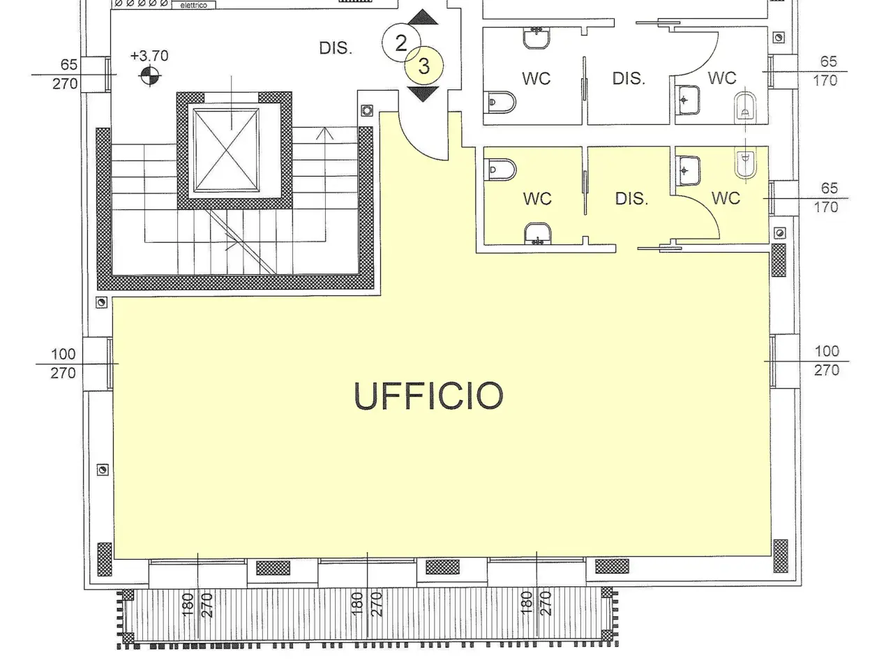 Ufficio in Via Fiume, Cernusco Sul Naviglio, {3} - Planimetria 1