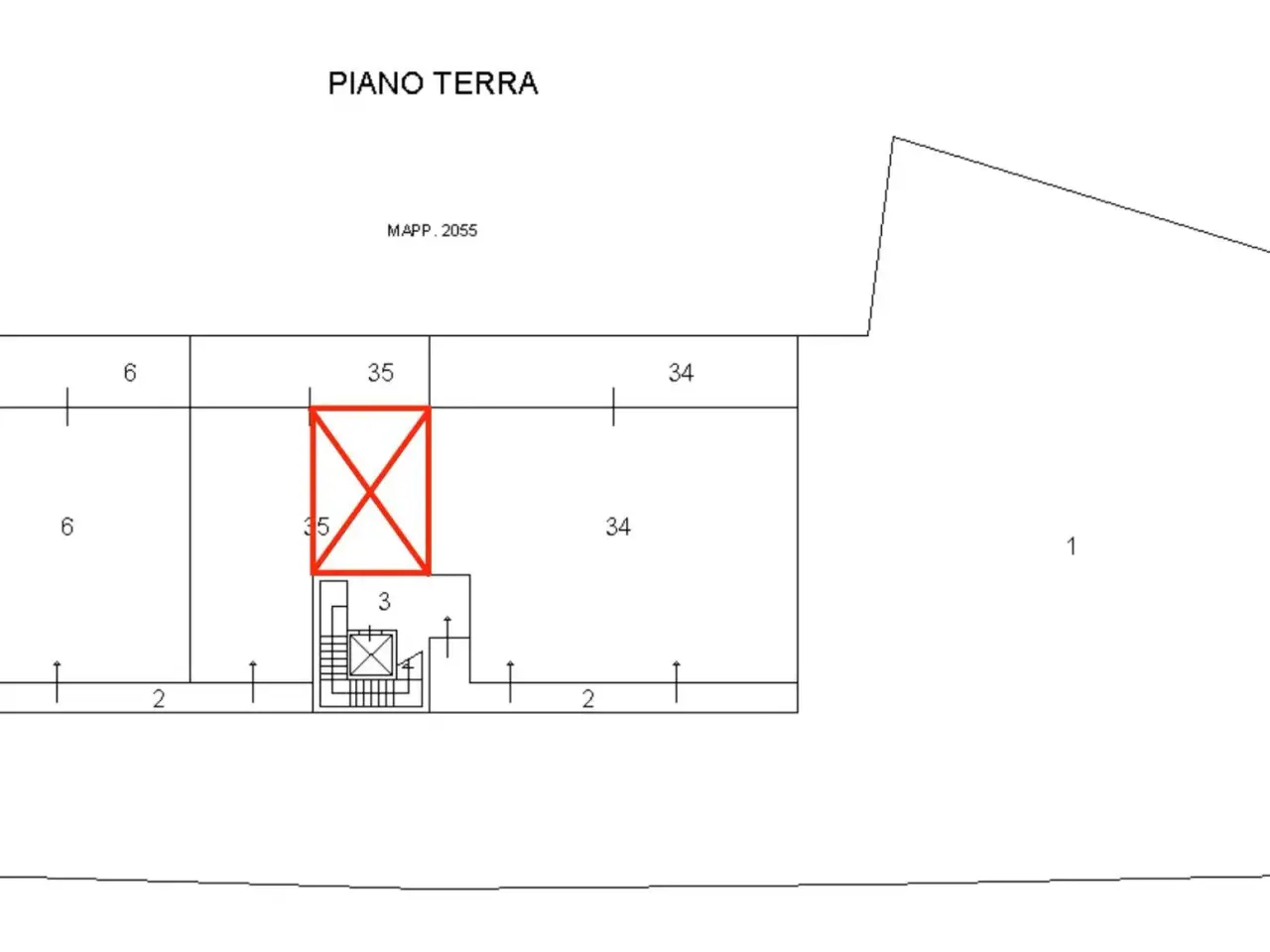 Negozio in Via Carlo Urbani 34, Fabriano, {3} - Planimetria 1