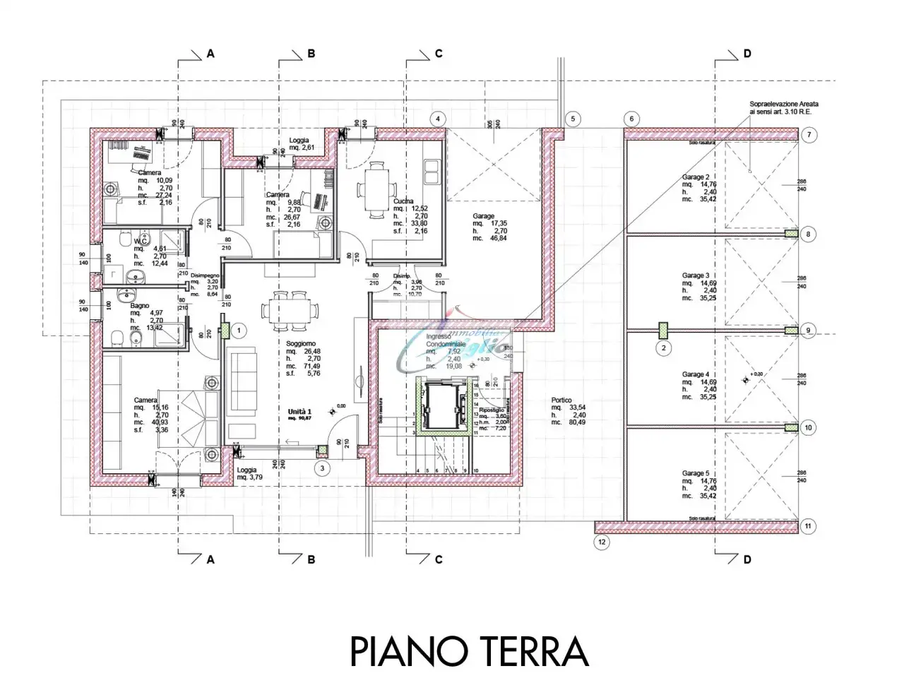 Quadrilocale in Via Acquapendente, Padova - Planimetria 1