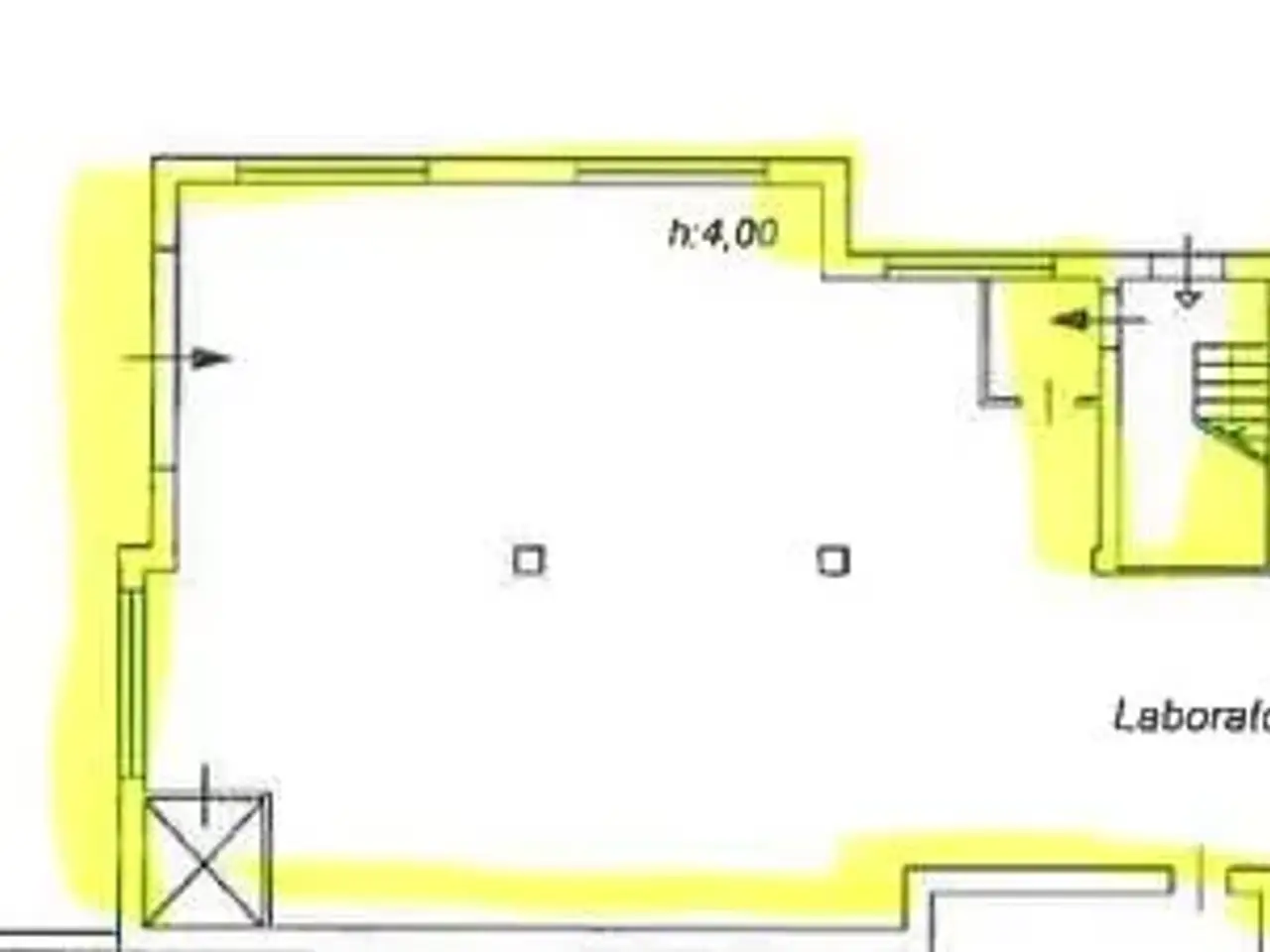Laboratorio in , Corridonia, {3} - Planimetria 1