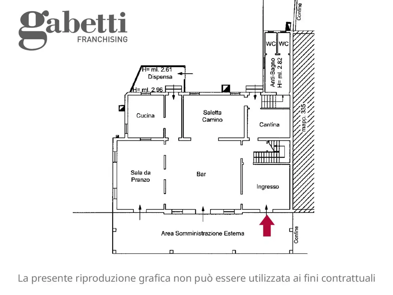 Bar in Viale della Stazione 42, Latisana, {3} - Planimetria 1