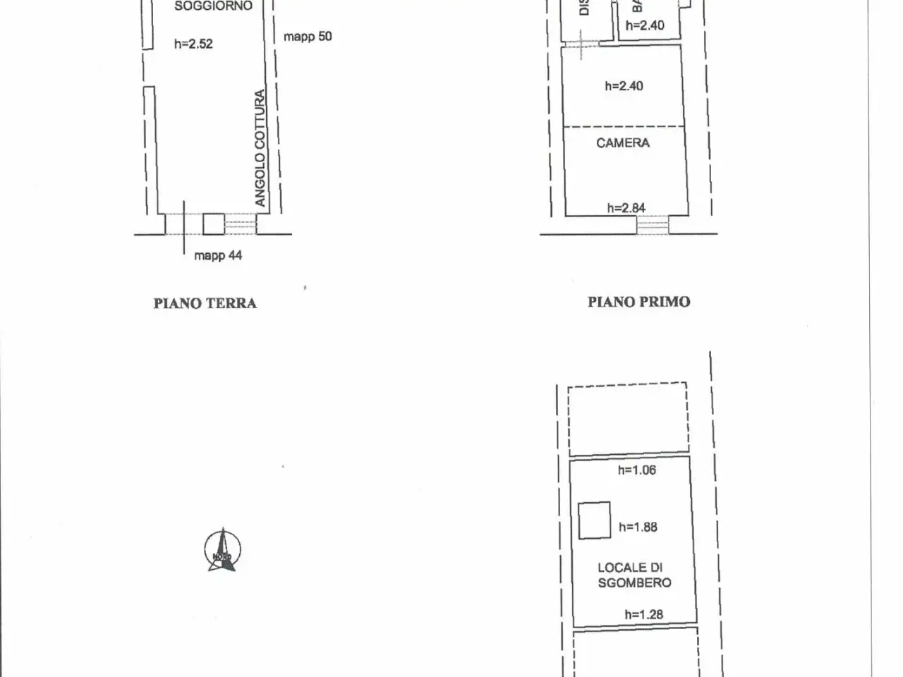 Terratetto unifamiliare in vendita, Via dei Marzi, Lucca - Planimetria 1