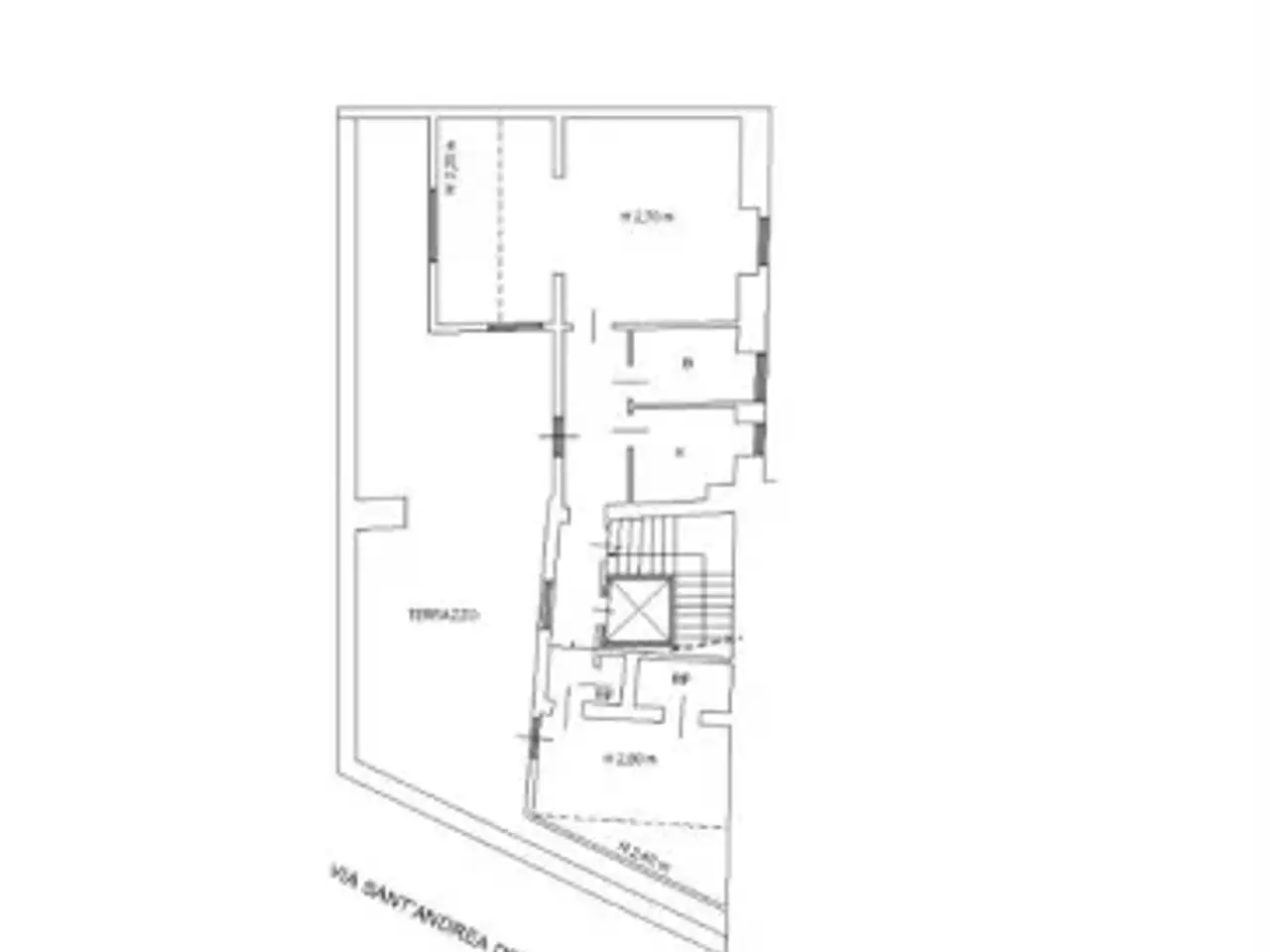 Bed & Breakfast in Via di Sant'Andrea delle Fratte 4, Roma, {3} - Planimetria 1
