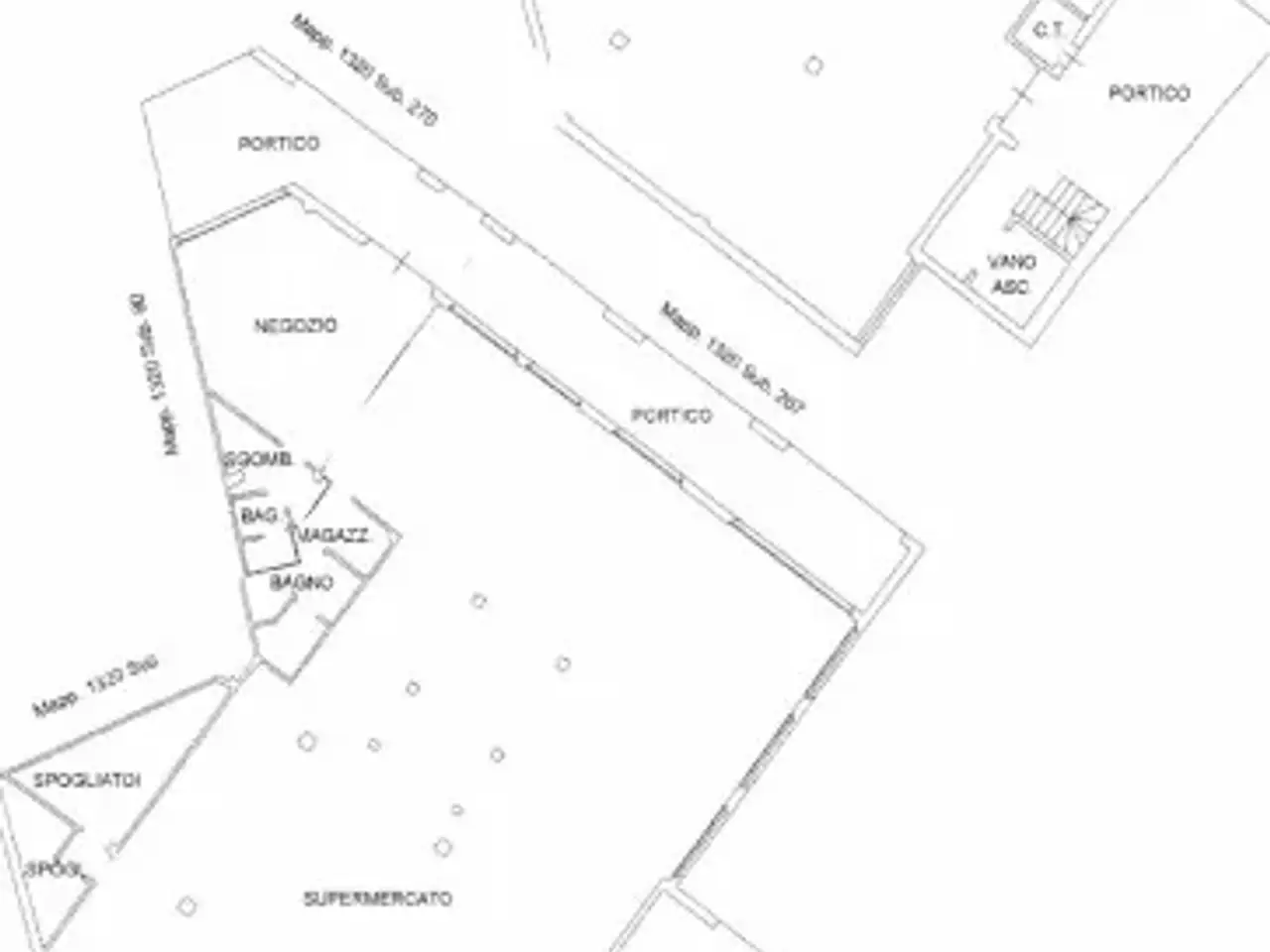 Negozio in Piazza del Principe, Arzachena, {3} - Planimetria 1