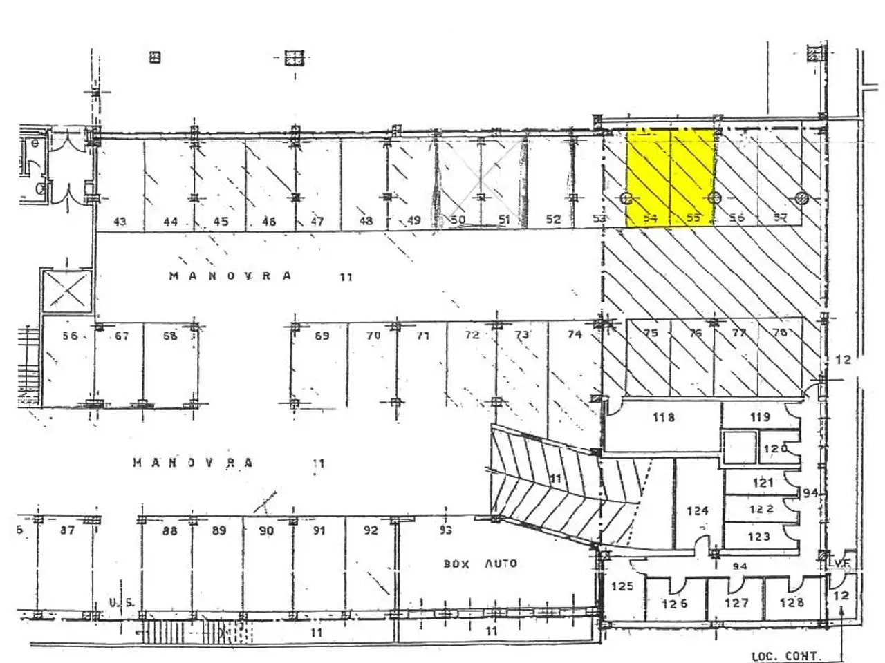 Garage - Autosilos - Parcheggio in , Padova, {3} - Planimetria 1