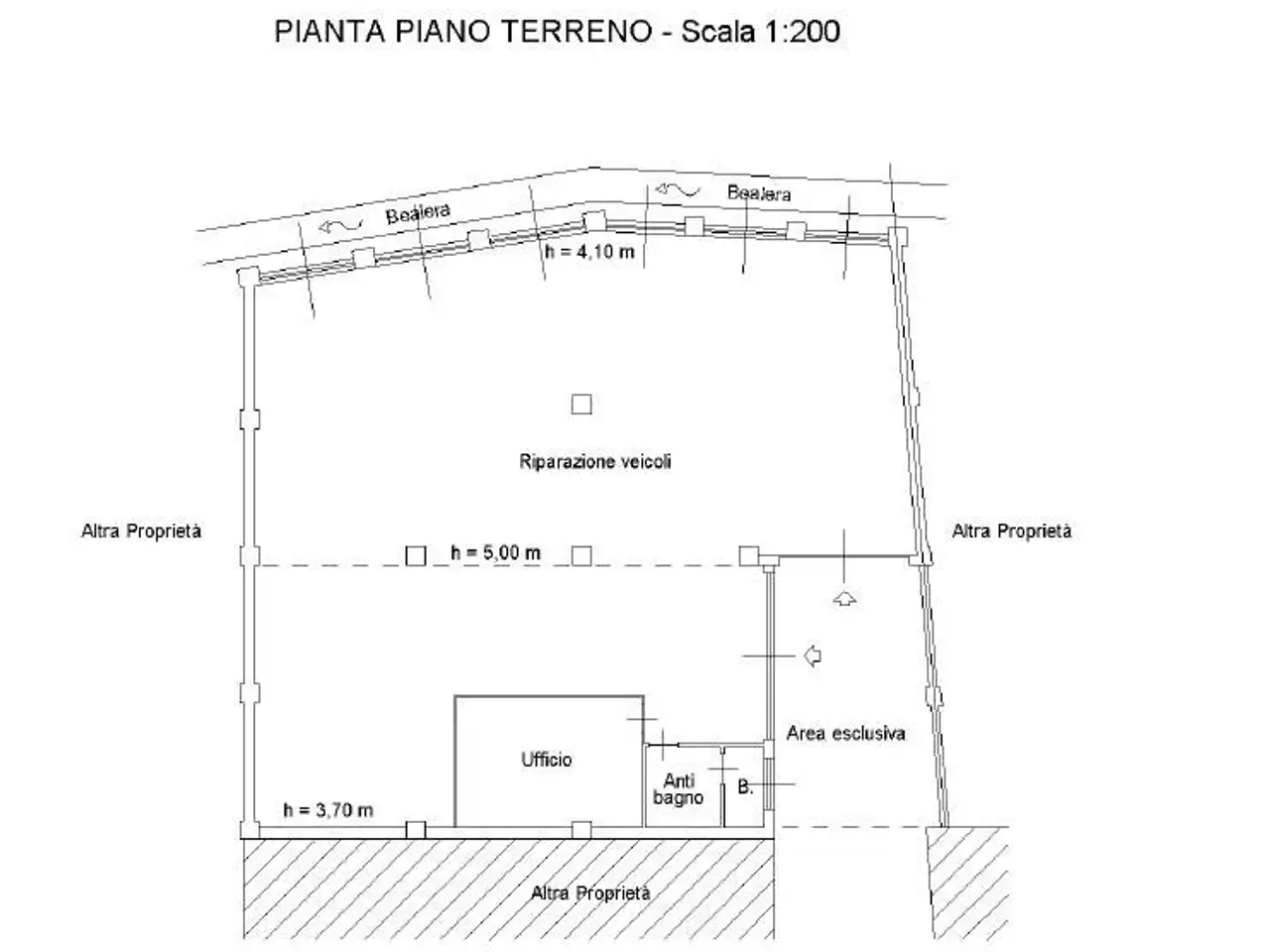 Capannone in Strada della Pronda 81, Torino, {3} - Planimetria 1