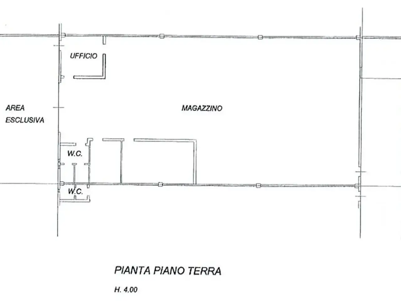 Capannone in Viale dell'Artigianato, Verdello, {3} - Planimetria 1