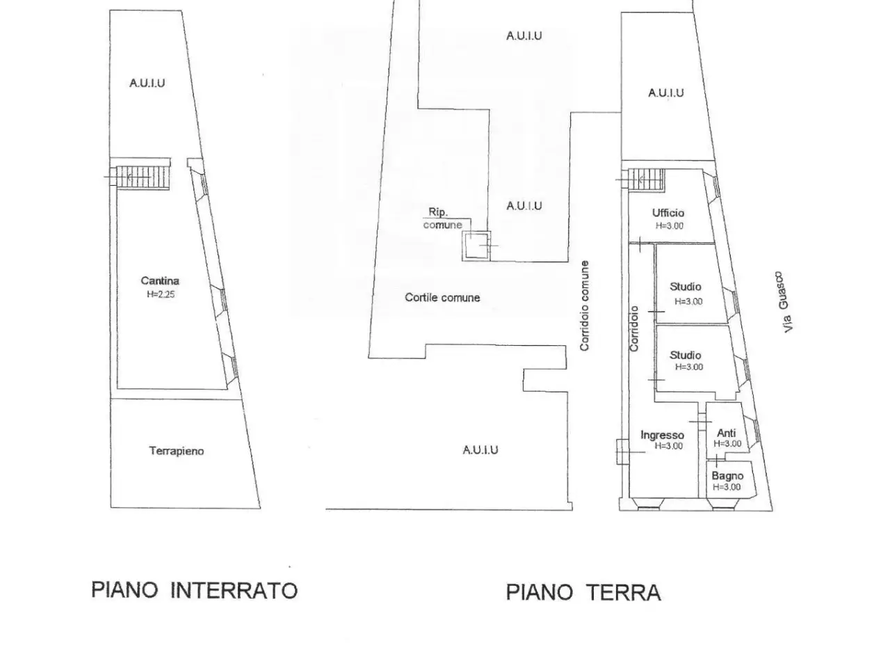 Ufficio in Via dei Servi 2, Reggio Emilia, {3} - Planimetria 1