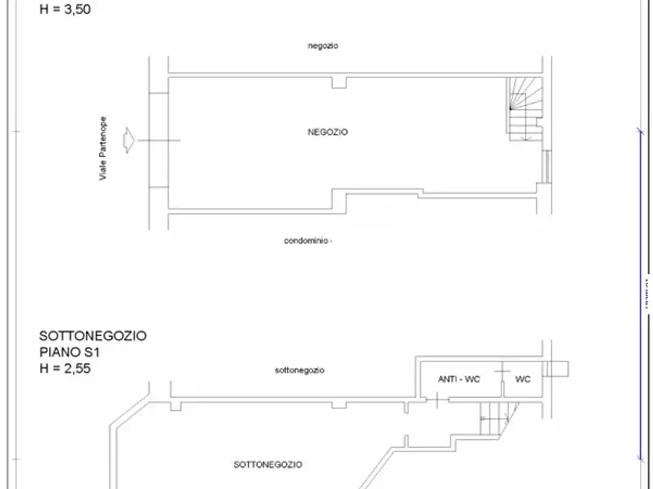 Negozio in Viale Partenope 82, Roma, {3} - Planimetria 1