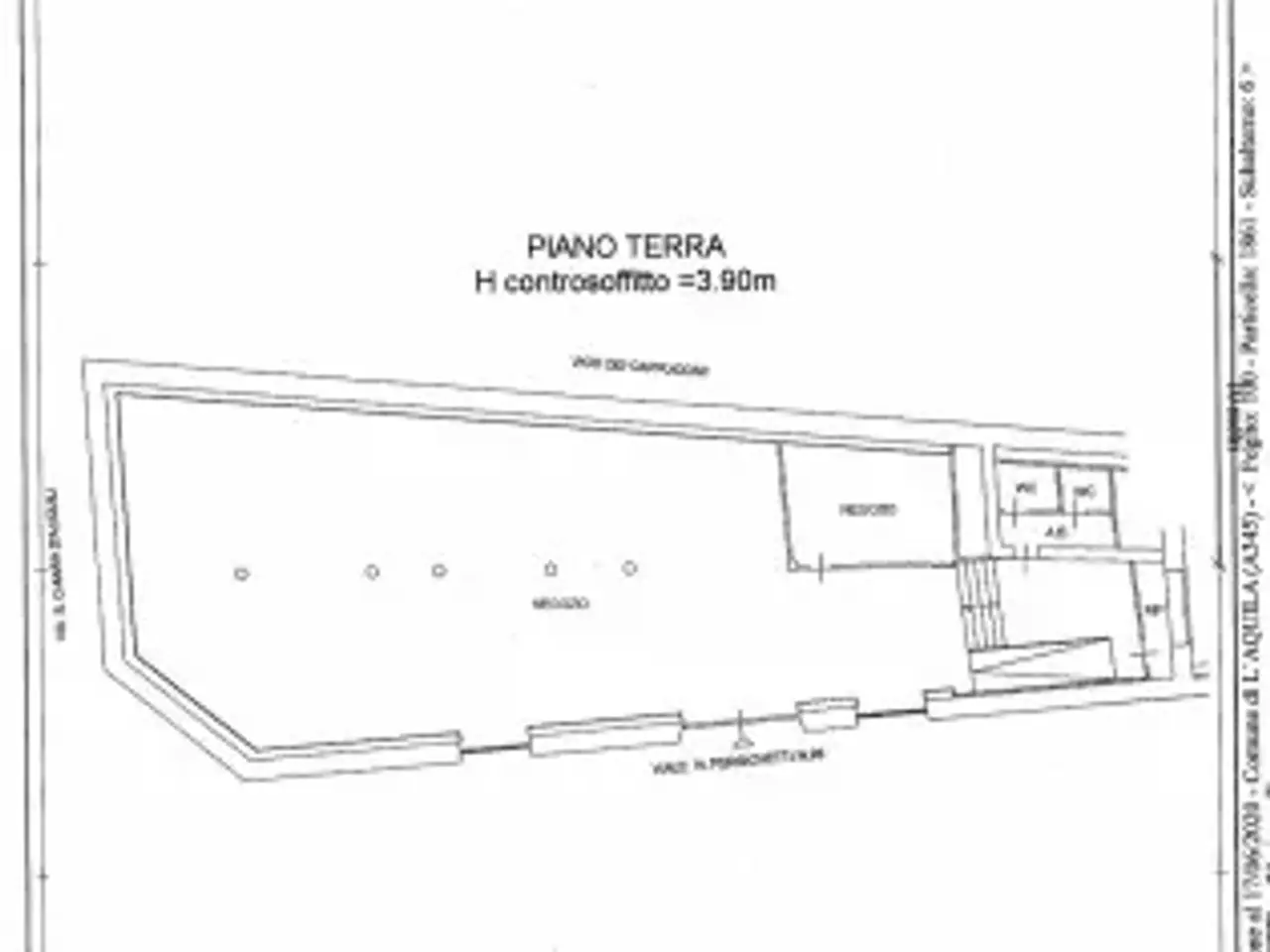 Negozio in Viale Nicolò Persichetti 26, L'Aquila, {3} - Planimetria 1