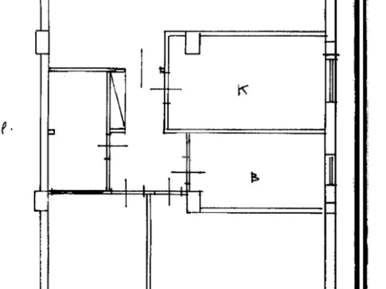 Ufficio in Via Tuscolana 1890, Roma, {3} - Planimetria 1
