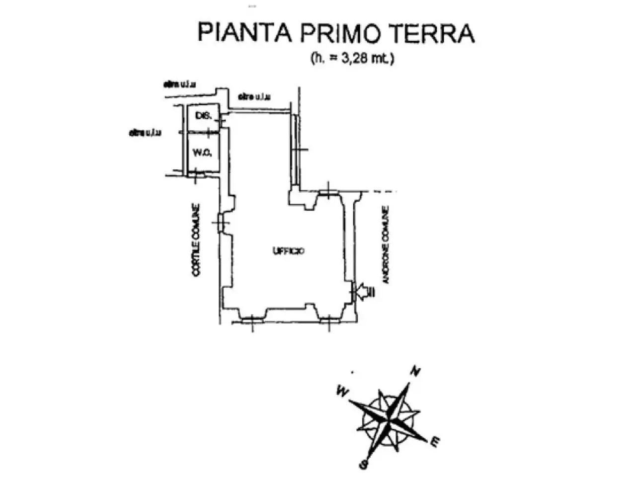 Ufficio in Via T. Tasso 10, Bergamo, {3} - Planimetria 1