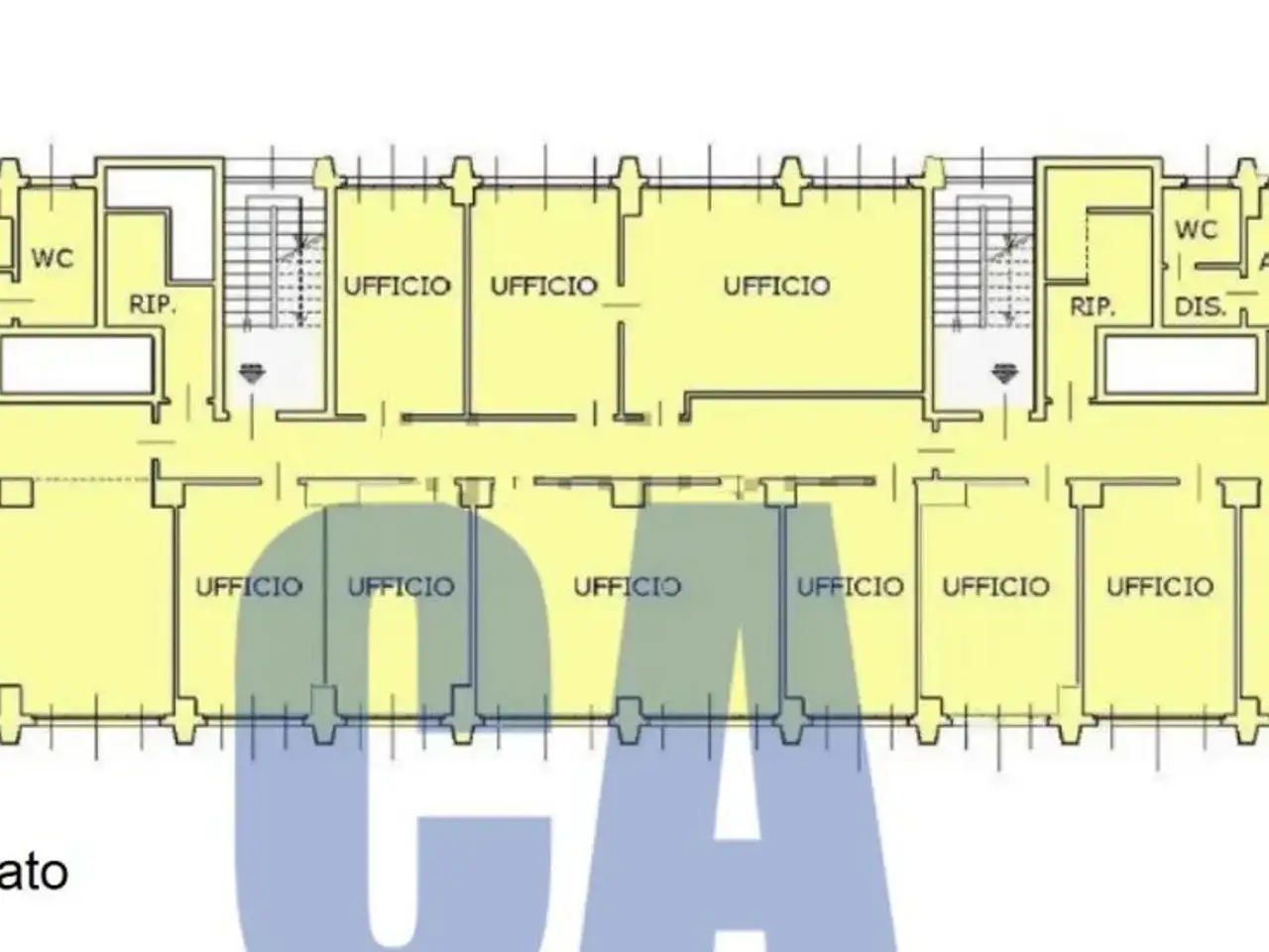 Ufficio in Via dei Martinitt, Milano, {3} - Planimetria 1
