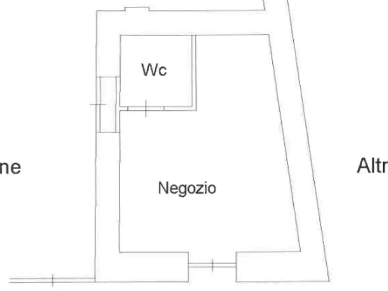 Negozio in Via Roma 22, Sant'Antimo, {3} - Planimetria 1