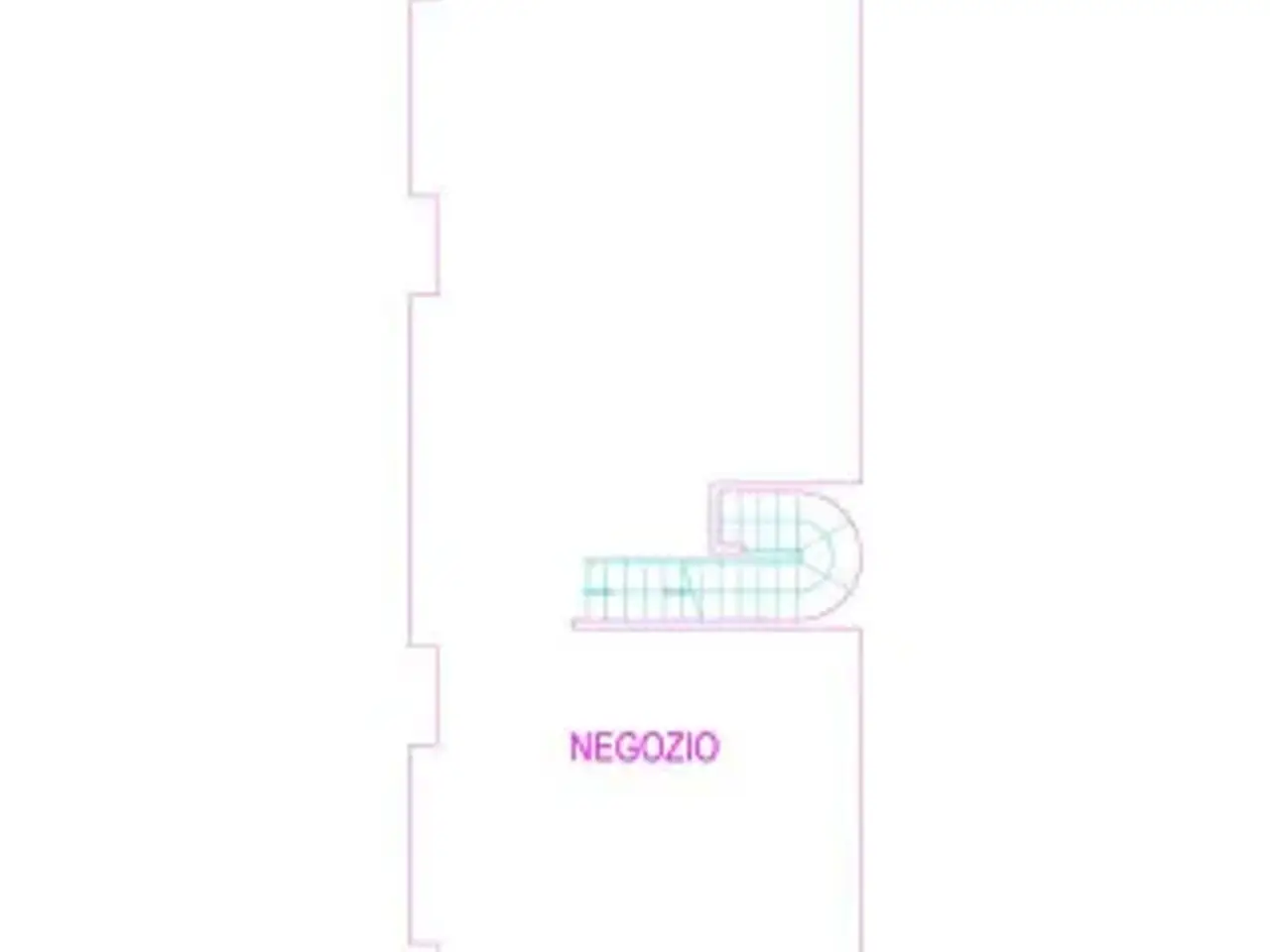 Negozio in Via di Dragoncello 621, Roma, {3} - Planimetria 1