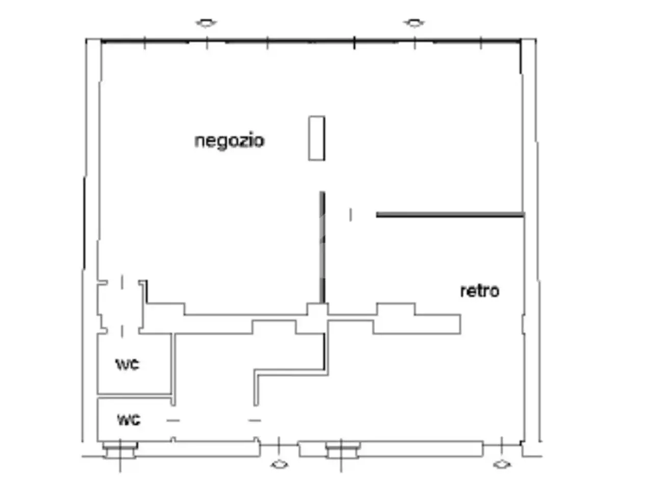 Negozio in Via San Rainaldo 27, Concorezzo, {3} - Planimetria 1