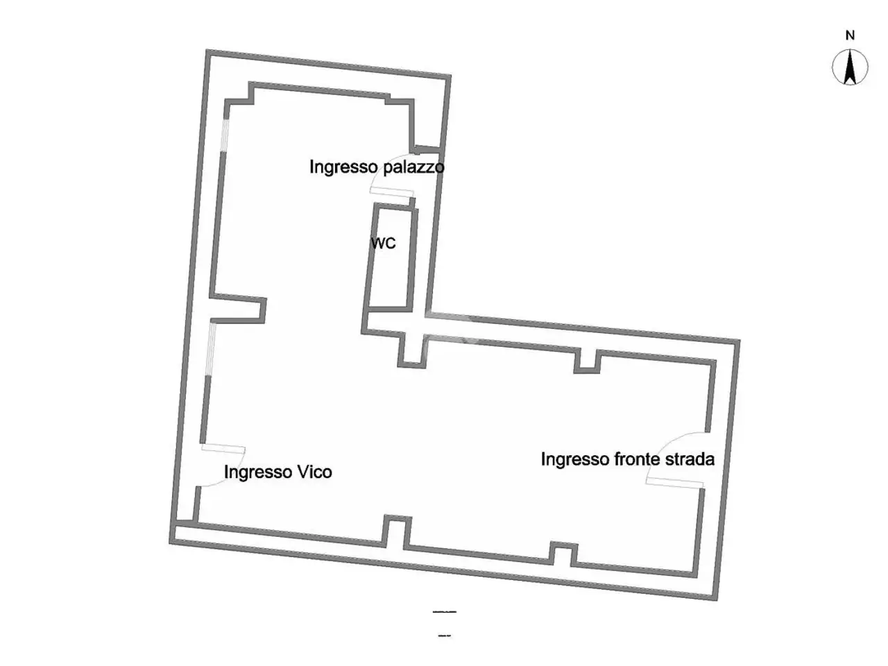 Negozio in Via Gaetano De Bottis 12, Torre Del Greco, {3} - Planimetria 1