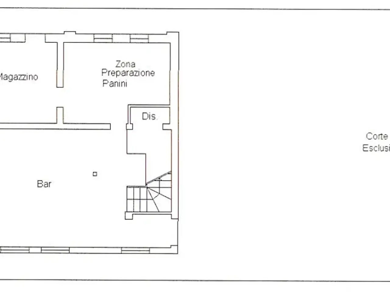 Ristorante in Pezzoli Via Arrigo Boito, Ceregnano, {3} - Planimetria 1