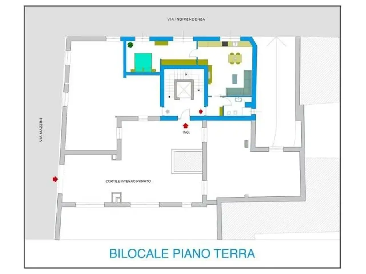 Bilocale in vendita, Piazza Cornaggia, Rivanazzano Terme - Planimetria 1