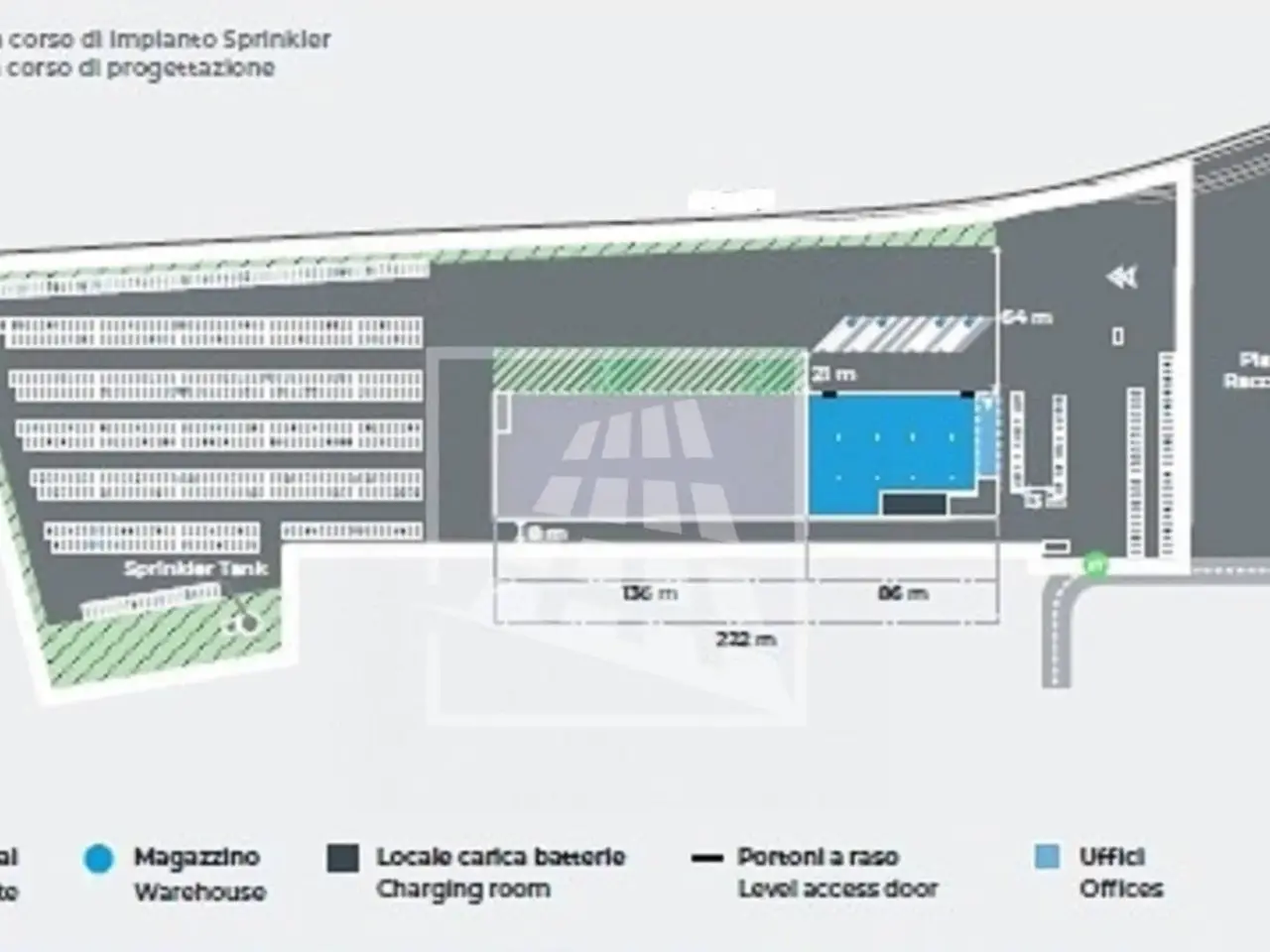 Capannone in Via Strada Valle Saliceto, Suzzara, {3} - Planimetria 1