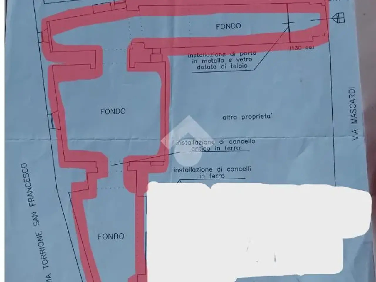 Negozio in Via Nicolò Mascardi 23, Sarzana, {3} - Planimetria 1