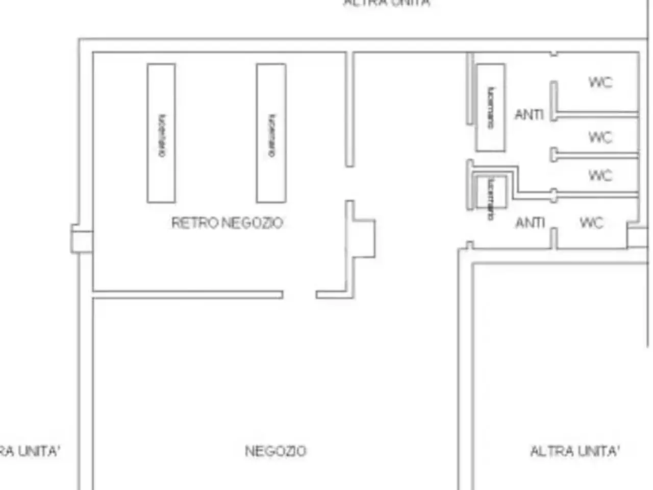 Negozio in Viale della Repubblica, Treviso, {3} - Planimetria 1