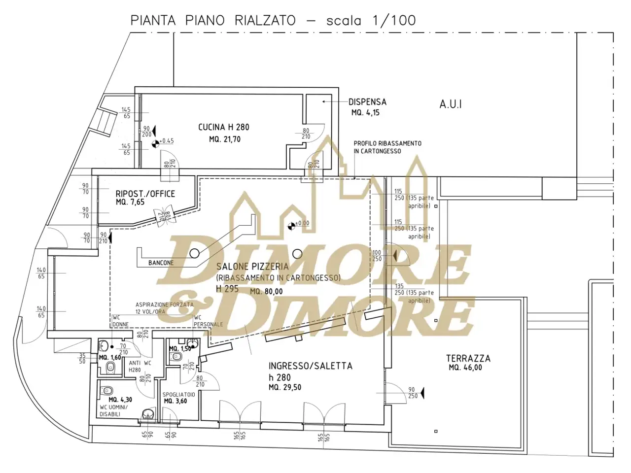 Ristorante in Via dei Fiori 39, Brezzo Di Bedero, {3} - Planimetria 1
