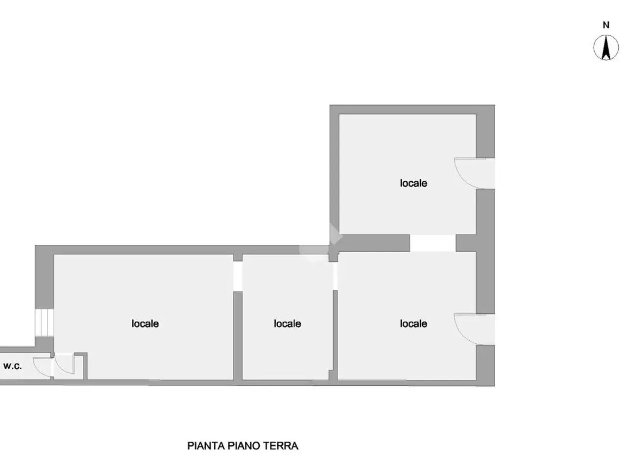 Negozio in Via Roma 14, Notaresco, {3} - Planimetria 1