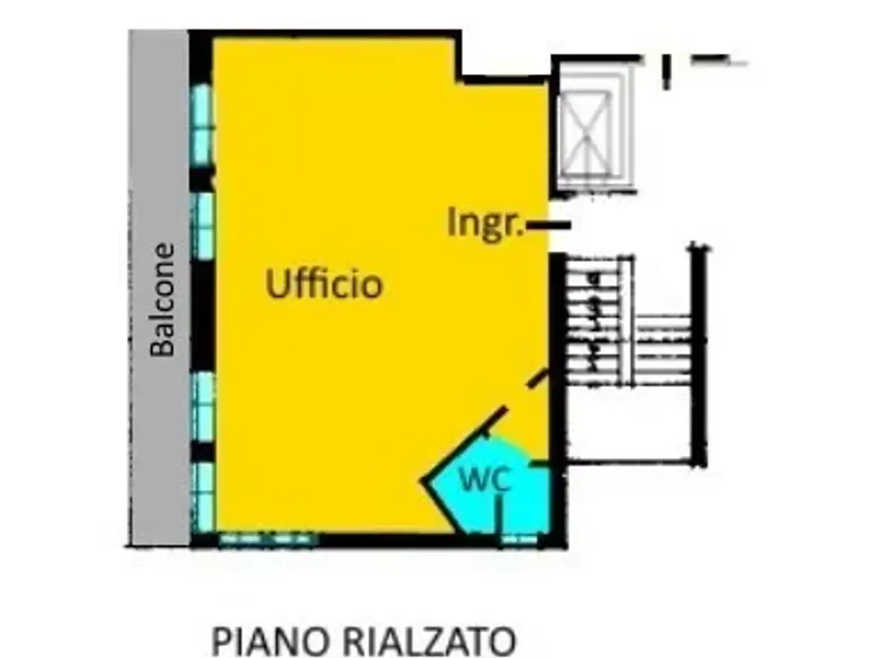 Ufficio in Via Carlo Alberto 41, Monza, {3} - Planimetria 1