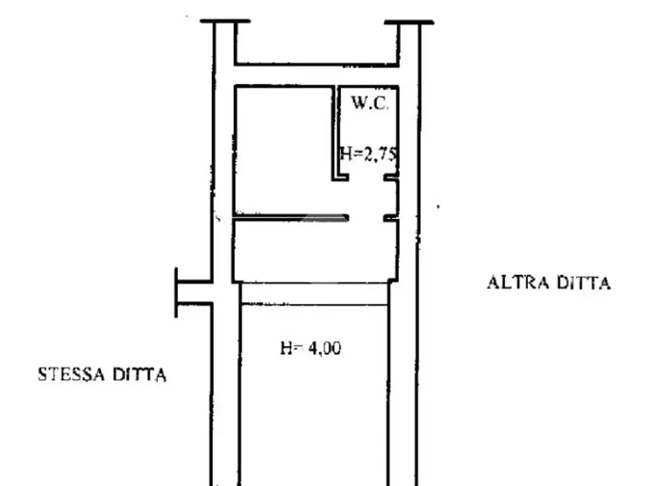 Negozio in Via Nuova Poggioreale, Napoli, {3} - Planimetria 1