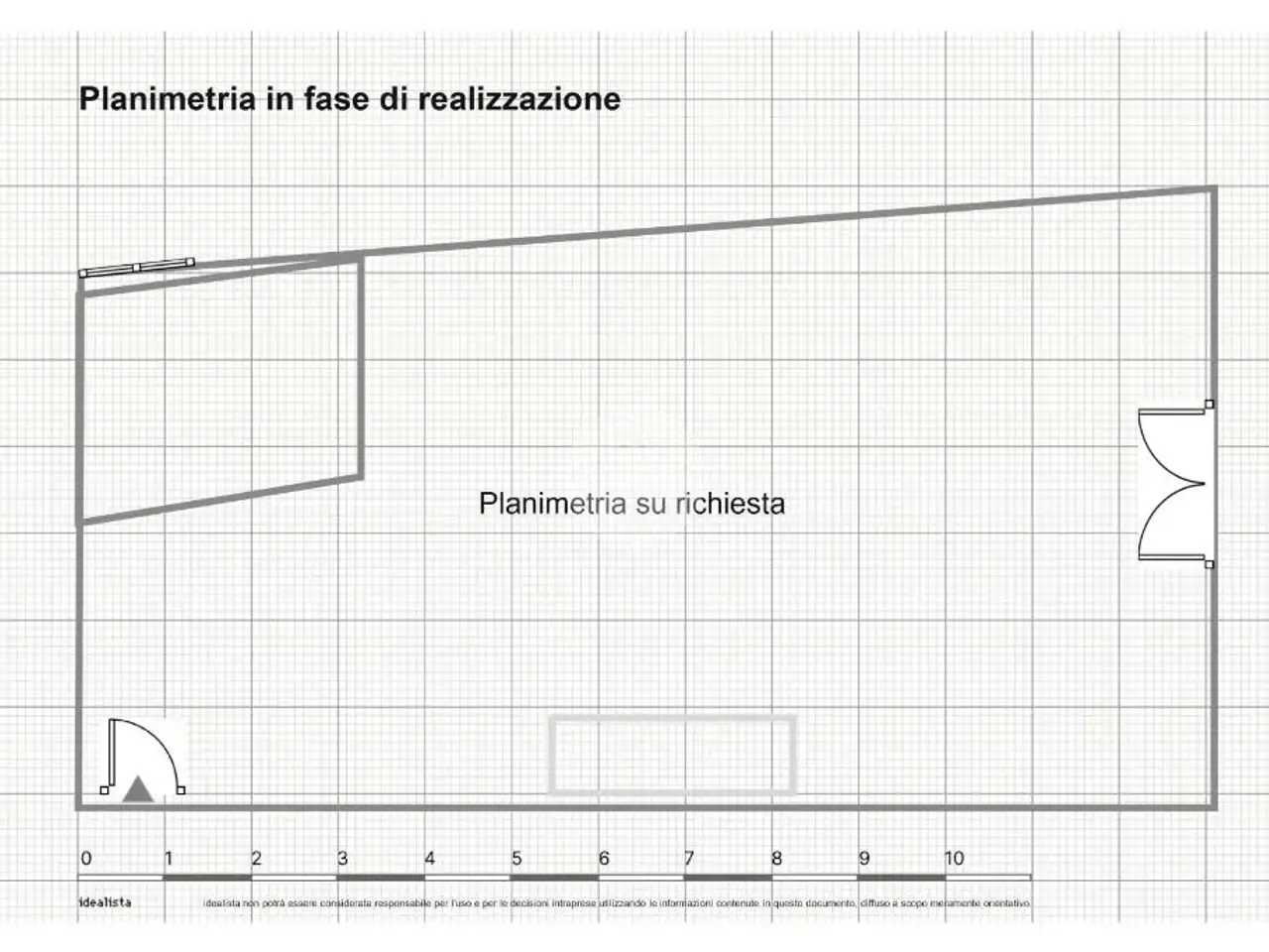 Negozio in Via V. Emanuele II 17, Roncadelle, {3} - Planimetria 1