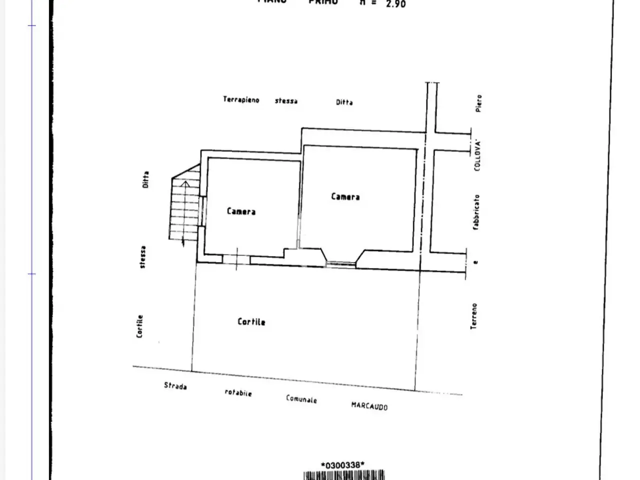 Fabbricato misto in Contrada Scafa 148, Capo D'Orlando, {3} - Planimetria 1