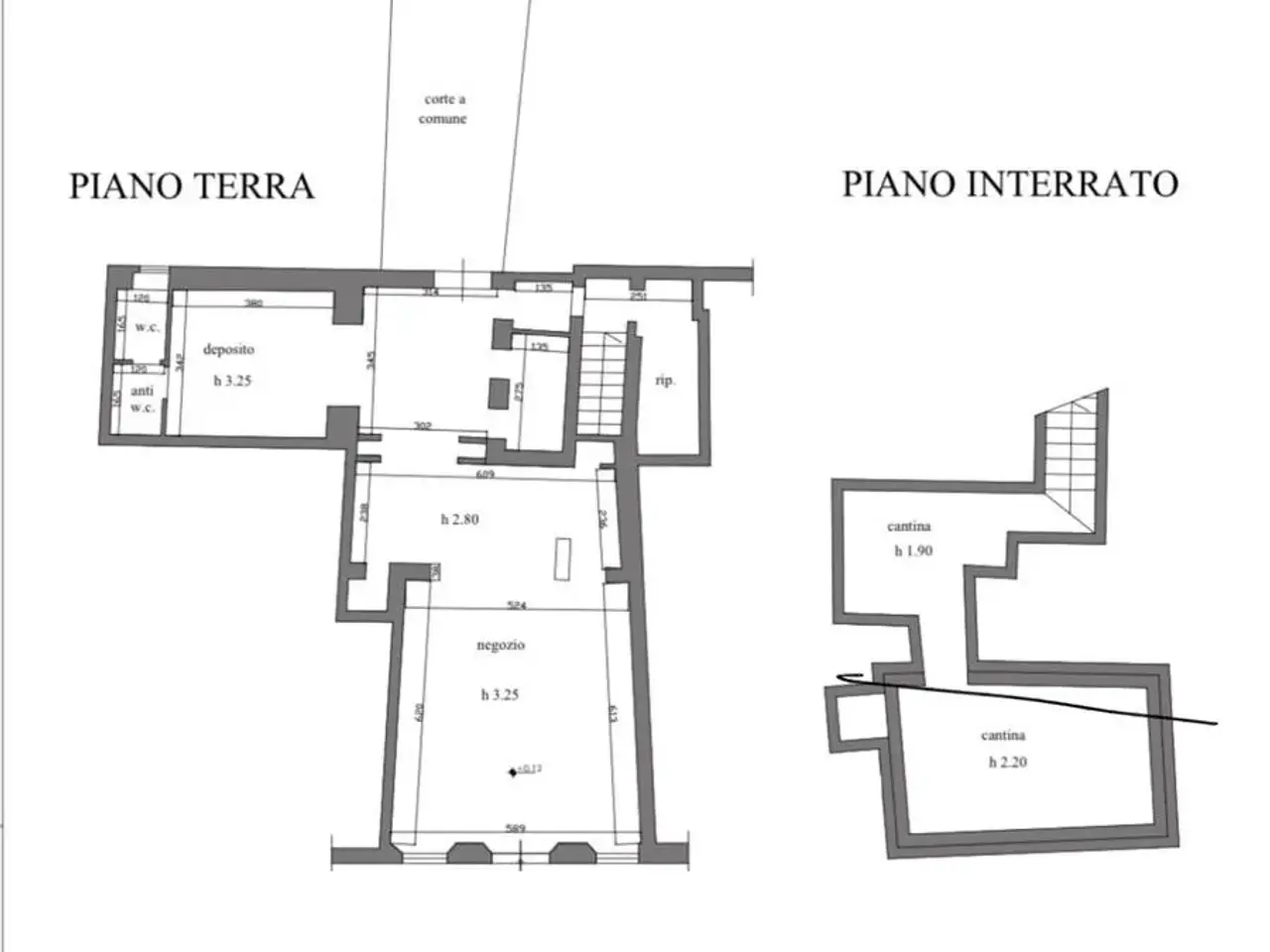 Locale commerciale in Iazza della Vitto 8, Empoli, {3} - Planimetria 1