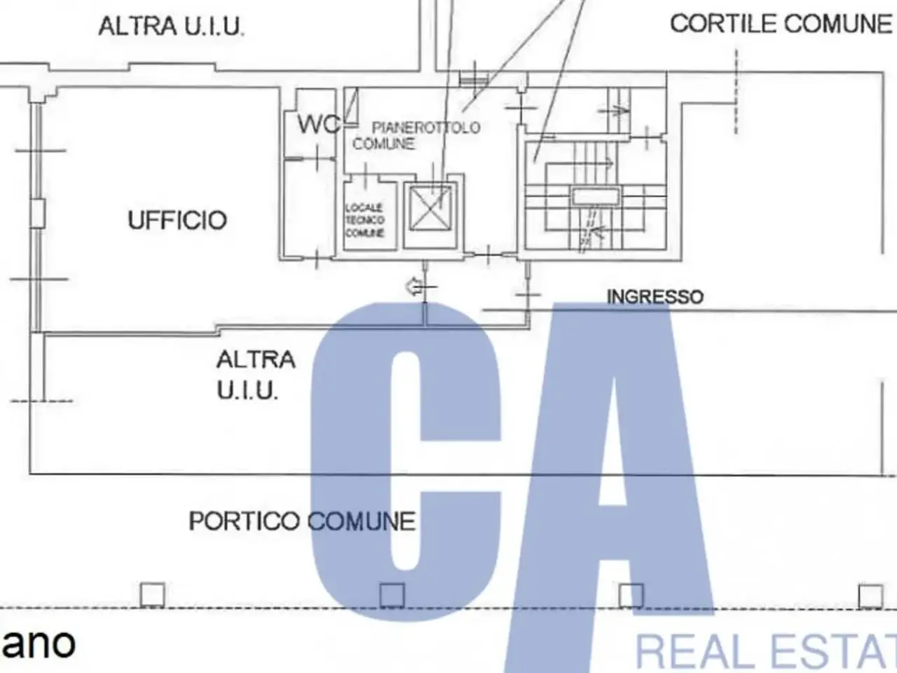 Ufficio in Via Roma, Segrate, {3} - Planimetria 1