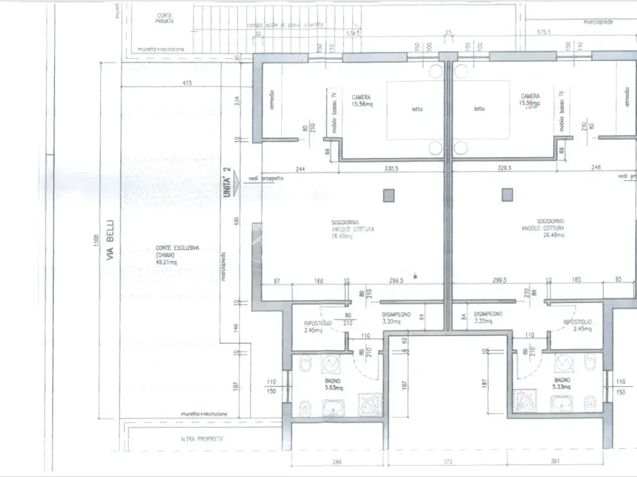 Magazzino in , Bologna, {3} - Planimetria 1