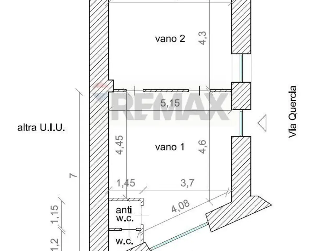 Negozio in Vico dei Conciatoi 4, Foggia, {3} - Planimetria 1