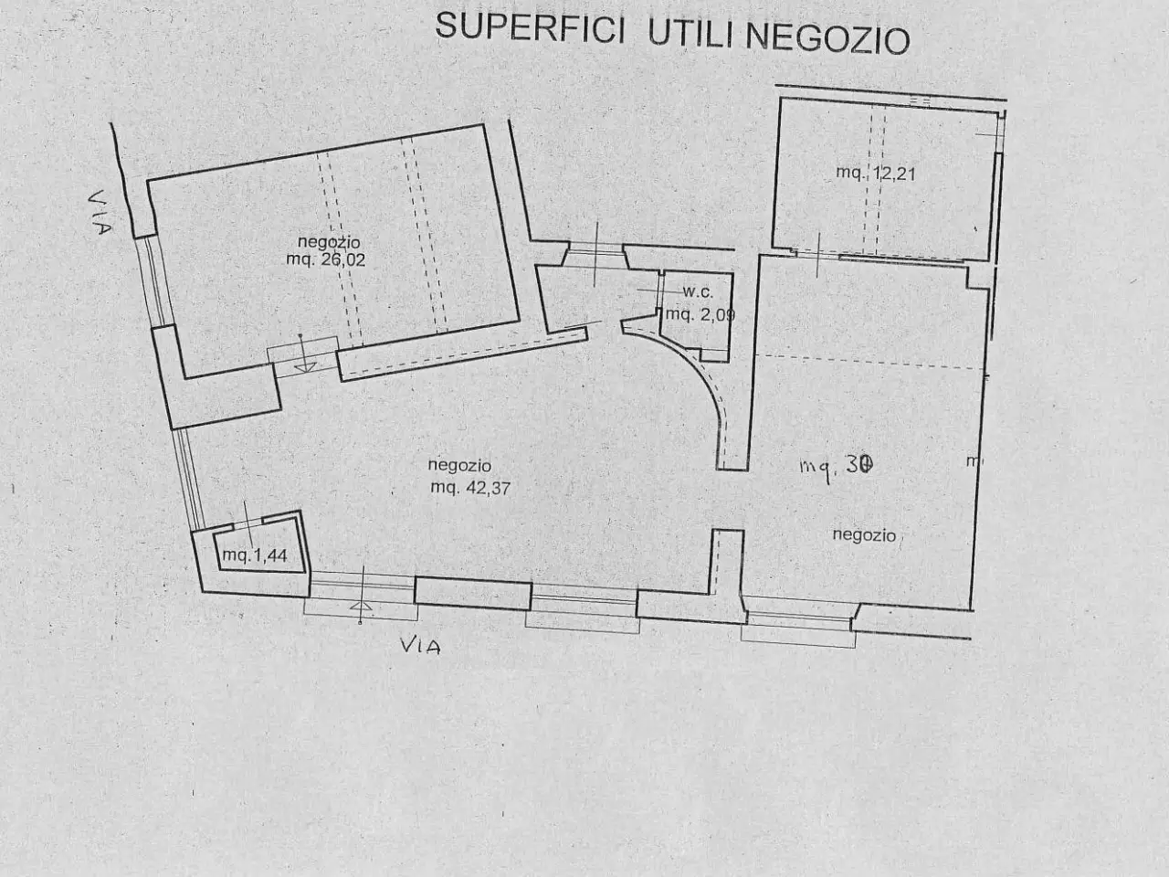 Locale commerciale in Le S. Concordio 156, Lucca, {3} - Planimetria 1