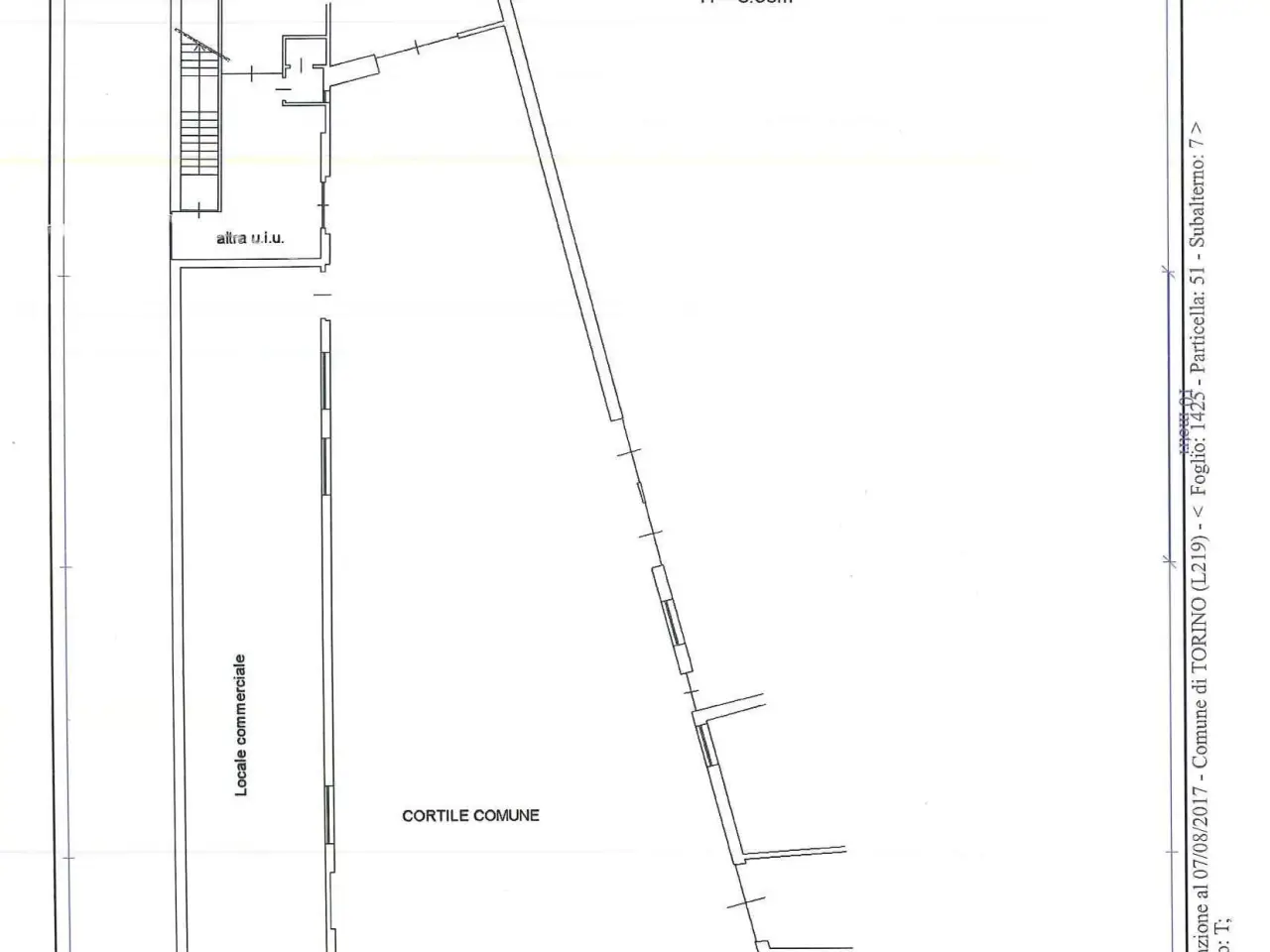 Negozio in Via San Marino  31, Torino, {3} - Planimetria 1