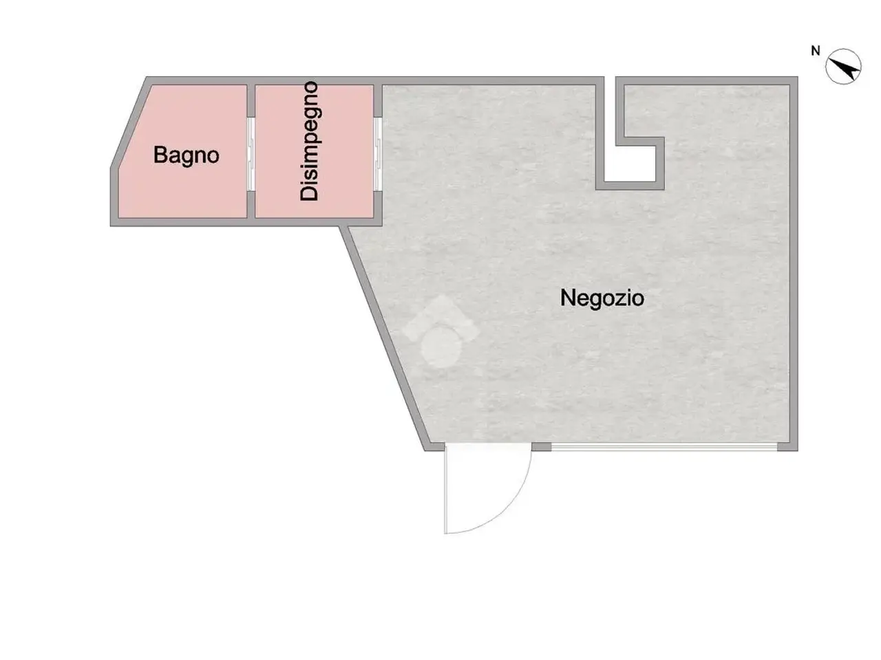 Negozio in Via Torino 28, Busto Arsizio, {3} - Planimetria 1